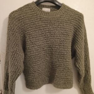 Cozy Olive Green Sweater
